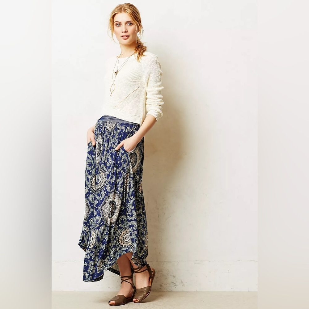 Anthropologie Lucerna Maxi Skirt size S